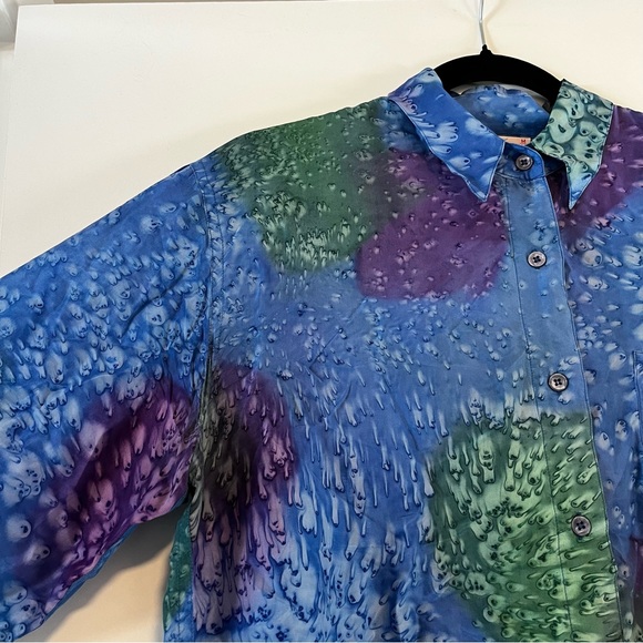 Footlocker | Vintage Silk Button Up - Picture 2 of 12